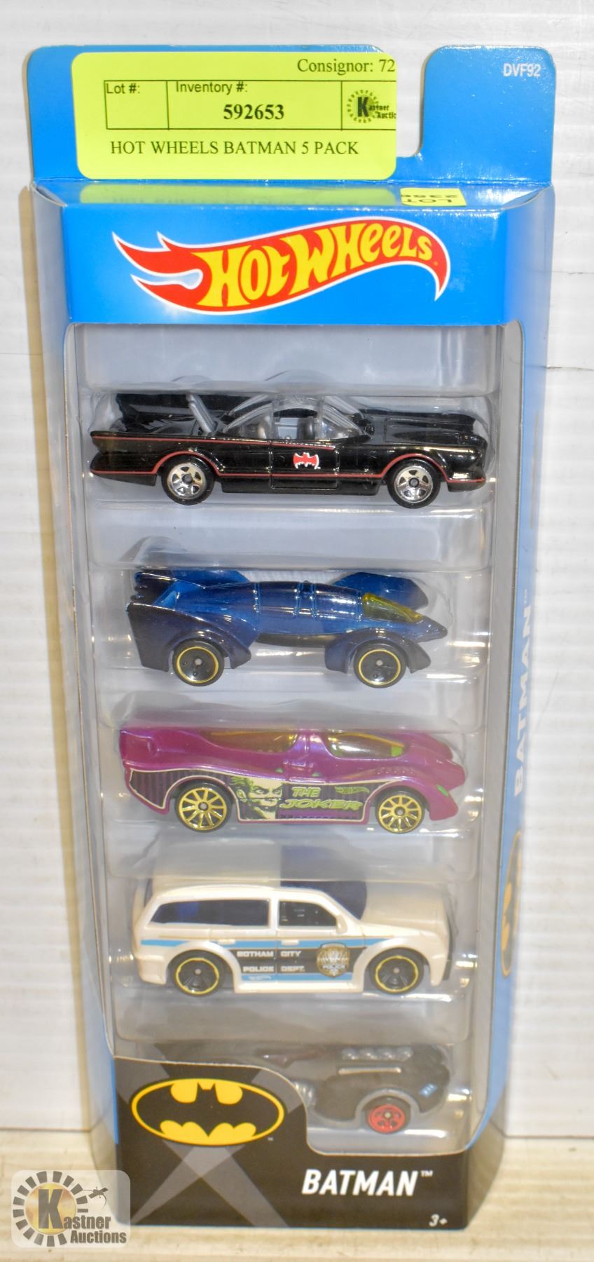 HOT WHEELS BATMAN 5 PACK