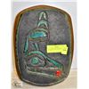 Image 1 : NORTHWEST KILLER WHALE WALL PLAQUE