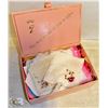 WHITE SHOULDERS BOX FULL OF VINTAGE HANKIES