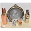 BARWARE & SILVERPLATE DISH