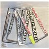 Image 1 : LOT OF SIX VINTAGE LICENSE PLATE FRAMES