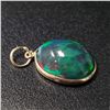 BZ1007-20 10K BLACK OPAL PENDANT