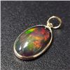 BZ1007-4310K BLACK OPAL PENDANT