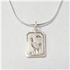 Image 1 : BZ1007-30 SILVER 18" NECKLACE