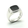 Image 1 : SV-52 SILVER BLACK ONYX(5.7CT) RING SIZE 8.5