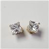 Image 1 : BZ1007-14 9K CZ EARRINGS