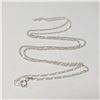 Image 1 : BZ1007-24 SILVER 30" NECKLACE
