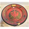 16" DIAMETER DCOR HAND PAINTED WALL ART