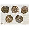 Image 1 : 1835-1910 OLD BHUTAN 1/2 RUPEE COINS, VARIETIES