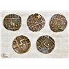 Image 1 : 1835-1910 OLD BHUTAN 1/2 RUPEE COINS, VARIETIES