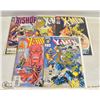 Image 1 : LOT OF 4 X-MEN AND BISHOP BLUE FOIL COMICS