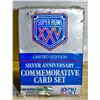 Image 1 : XUPERBOWL COMMEMORATIVE CARD SET FACTORY SEALED