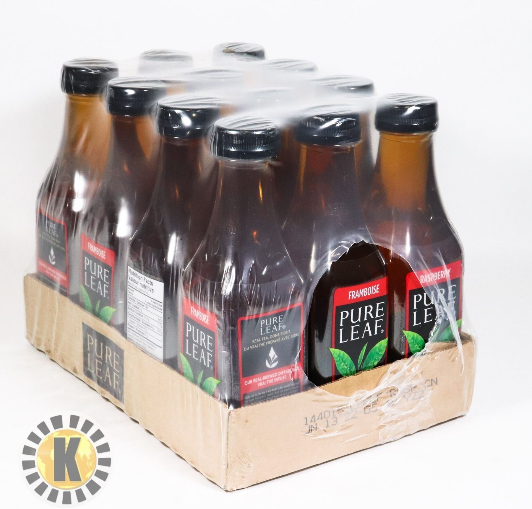 CASE OF PURE LEAF RASPBERRY ICED TEA 547ML BOTTLE
