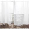 Image 2 : MIULEE 2 PANEL CURTAINS IN WHITE SHEER - BEDROOM /