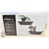 Image 1 : 2 SETS OF FLOATING SHELVES SOLD WITH WASTE BIN