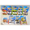 Image 1 : 9 HOTWHEELS INCLUDES ONE TREASURE HUNT