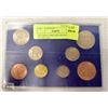 Image 1 : 1963 GREAT BRITAIN PROOF COIN SET IN CASE