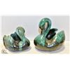 Image 1 : BLUE MOUNTAIN POTTERY (LARGE & SMALL) SWAN