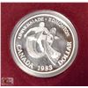 Image 1 : 1983 CANADIAN SILVER PROOF DOLLAR EDMONTON IN