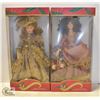 Image 1 : PAIR OF TIMELESS TREASURES PORCELAIN 18" DOLLS IN