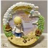 Image 1 : PRECIOUS MOMENTS "FOOTPRINTS IN THE SAND" PLATE
