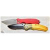 Image 1 : LOT OF 2 TACTICAL SURVIVAL/ CAMPING POCKET KNIVES