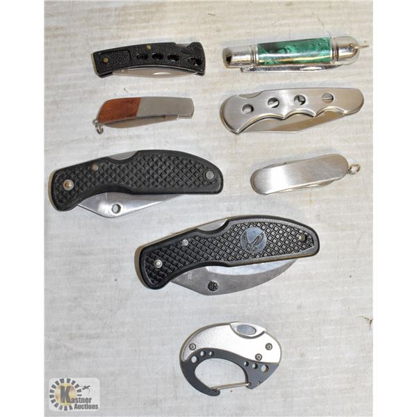 LOT OF POCKET KNIVES INCLUDING RUKO KNIFE