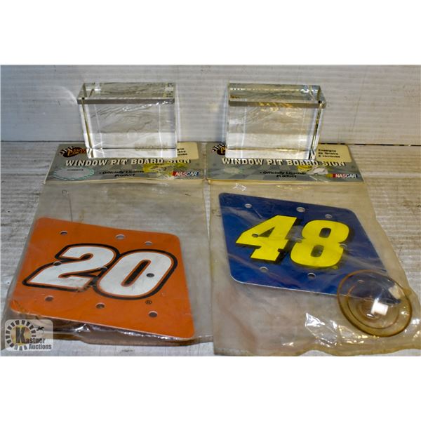 FLAT OF  NASCAR COLLECTIBLES INC 3D LASER GLASS