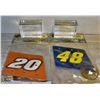 Image 1 : FLAT OF  NASCAR COLLECTIBLES INC 3D LASER GLASS