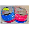 Image 1 : 4 DOG BOWL 5 OZ. 2 PINK 2 BLUE