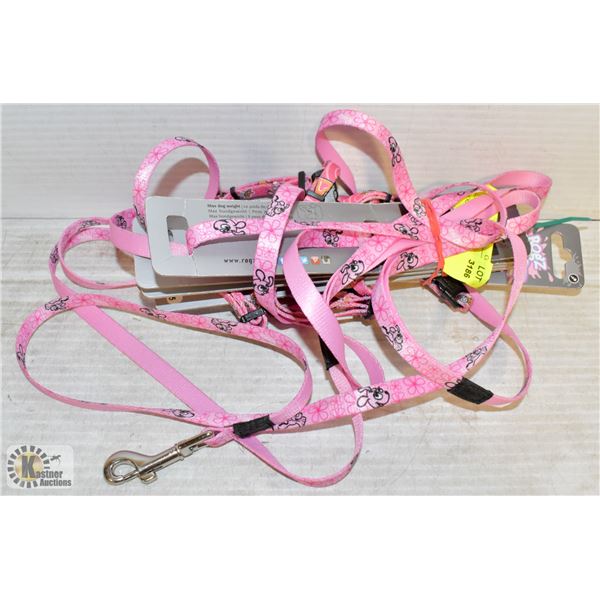 3 DOG HARNESS 2 LEASH X-SMALL