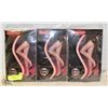 3 PACK OF FISHNET STOCKINGS