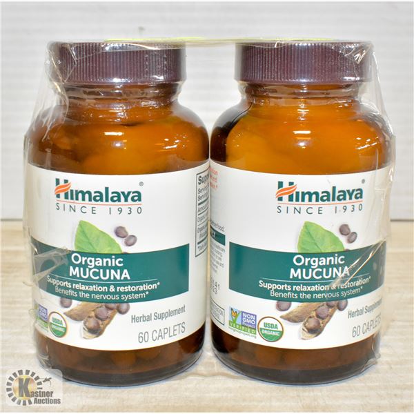 2 PK SEALED HIMALAYA ORGANIC MUCUNA SUPPORTS