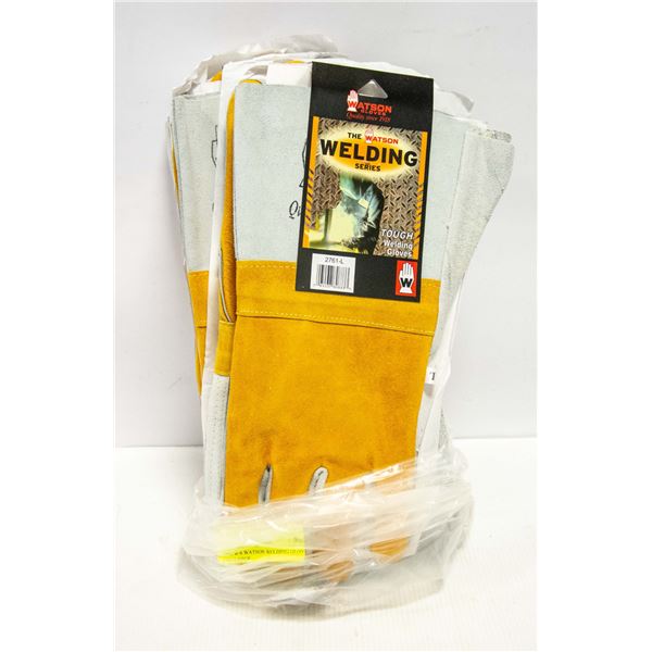 BAG W/6 WATSON WELDING GLOVES 2761-LARGE