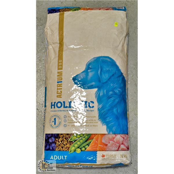 16KG BAG OF ACTR1UM HOLISTIC DOG FOOD