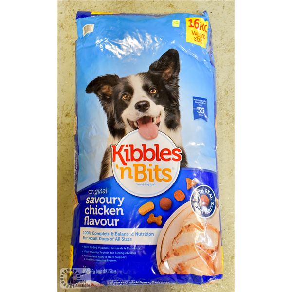 16KG BAG OF KIBBLE 'N BITS DOG FOOD