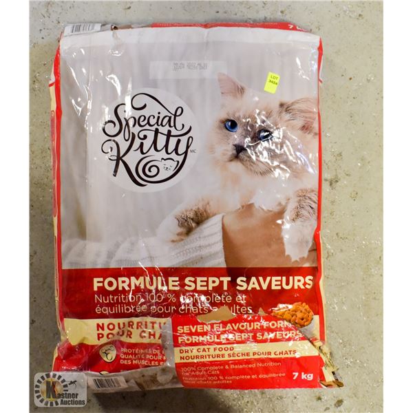 7KG BAG OF SPECIAL KITTY CAT FOOD 7kg bag of special kitty cat food