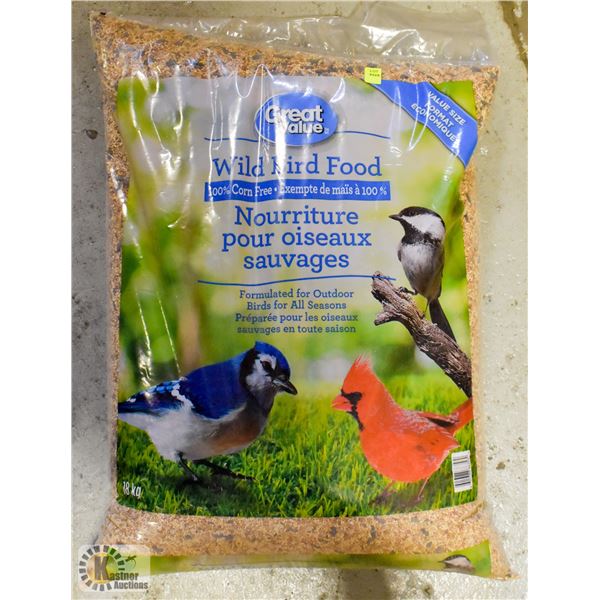 18KG BAG OF WILD BIRD FOOD *DAMAGED PACKAGING*