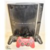 Image 1 : PS3 CONSOLE WITH 3 CONTROLLERS, MANUAL & CORDS