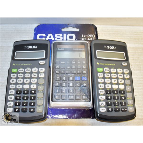 3 CALCULATORS