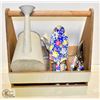 Image 1 : GARDEN TOOL BOX WITH GLOVES AND TOOLS