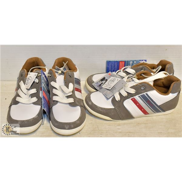 PAIR OF SIZE UK 1 PEPPERTS KINDER SNEAKERS