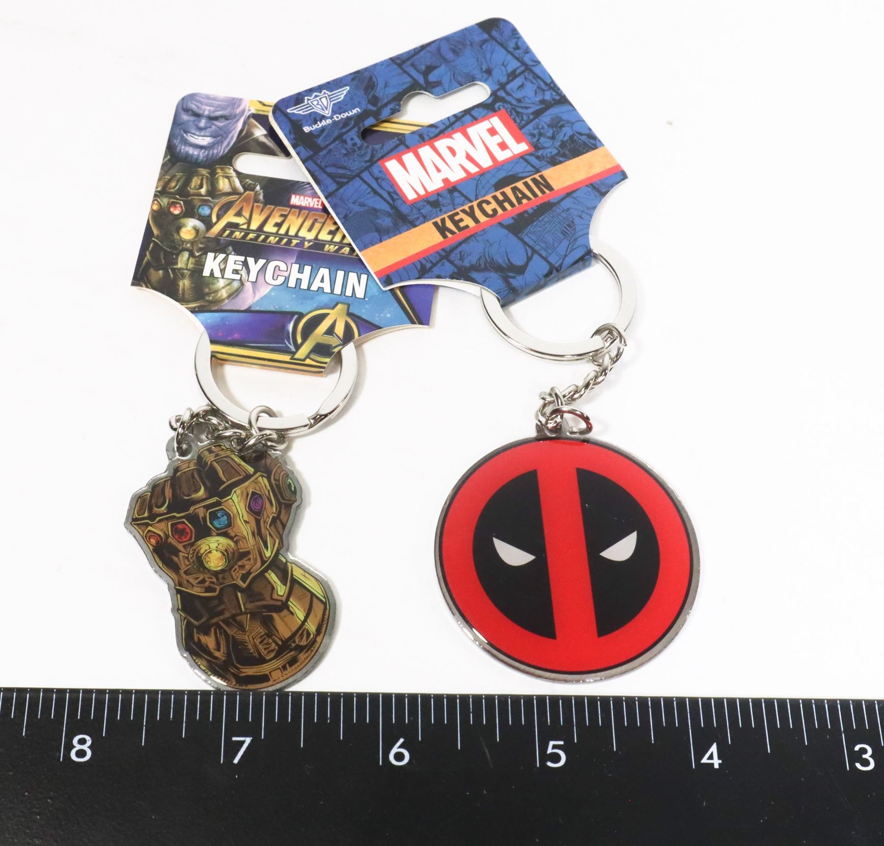 TWO NEW MARVEL KEYCHAINS