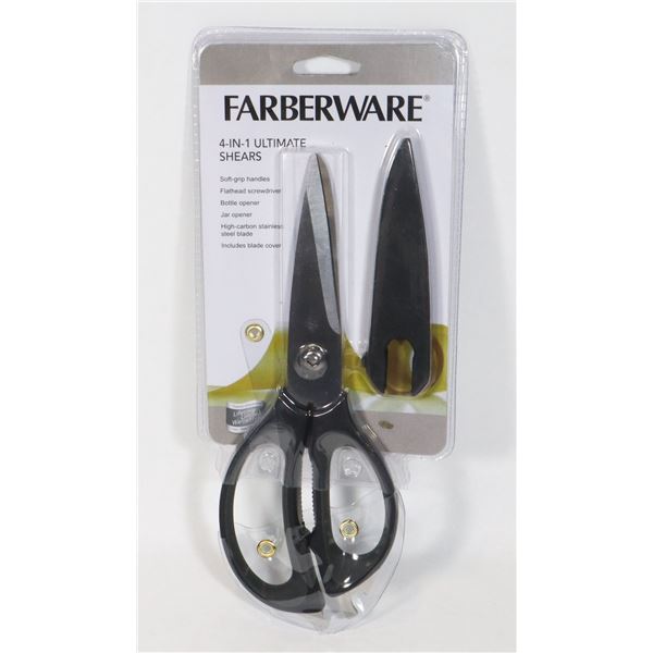 NEW FARBERWARE 4-IN-1 ULTIMATE SHEARS