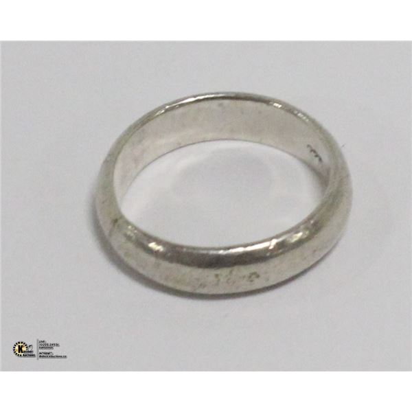 SILVER BAND SIZE 5 MARKED 925