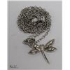 Image 1 : SILVER NECKLACE & DRAGONFLY