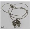 Image 1 : SILVER NECKLACE WITH CAMEL