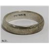 Image 1 : SILVER BAND SIZE 10-1/2 MARKED STERLING