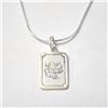 BZ1076-32 SILVER 18" NECKLACE