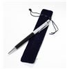 SWAROVSKI INSET CRYSTAL PEN IN VELVET CASE